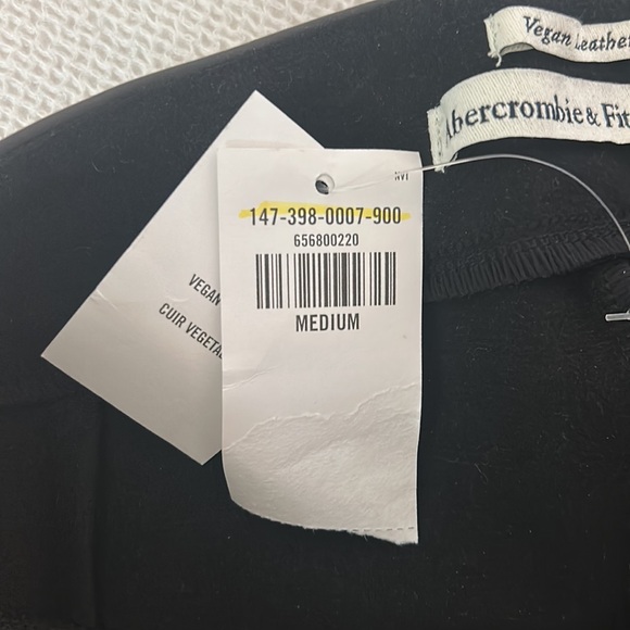 Abercrombie Vegan Leather Flare Pants - Picture 7 of 7